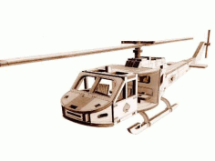Helicopter Toy Template For Laser Cut Free CDR Vectors Art
