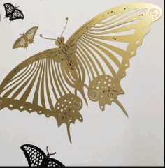 Butterfly Wall Stickerand Free CDR Vectors Art