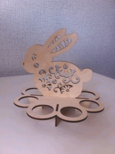 Easter Bunny For Laser Cut Free CDR Vectors Art