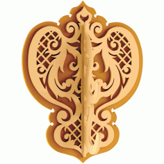 Wall Hanger Decorative Hooks For Laser Cut Free DXF File
