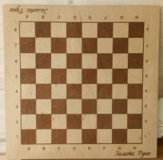 Engrave Chess Board For Laser Cut Free CDR Vectors Art