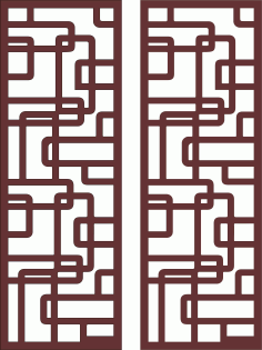 Decor Pattern For Divider Free DXF File