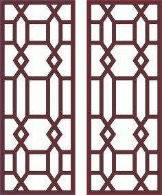 Decorative Room Divider Pattern Free DXF File
