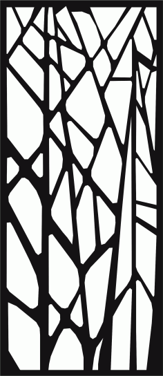 Living Room Screen Floral Seamless Art Free DXF File