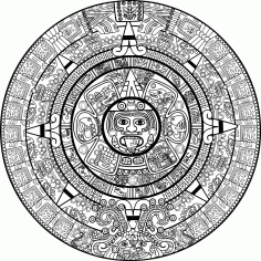 Calendar Mayan Free CDR Vectors Art