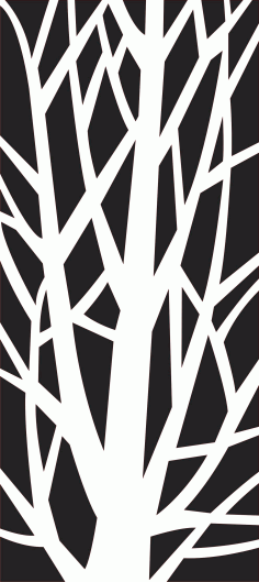 Partition Screen Tree Branches Shaped Free CDR Vectors Art