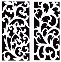 Laser Cut Decor Seamless Grill Free DXF File