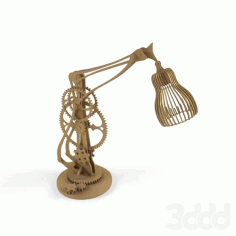 Model Of The Table Lamp “mehanograf” Free CDR Vectors Art