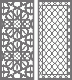 Mesh Partition Divider Seamless Lattice Panel Free DXF File
