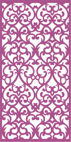 Abstract Laser Cut Panel Pattern Floral Free CDR Vectors Art