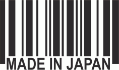 Made In Japan Barcode Vinyl Decal Free CDR Vectors Art