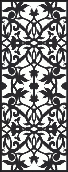 Seamless floral swirl pattern Free CDR Vectors Art