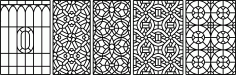 Lattice Room Divider Seamless Design Patterns Free CDR Vectors Art