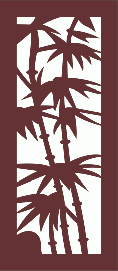 Privacy Partition Sample Baffle Of Bamboo Free CDR Vectors Art