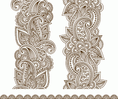 Vector Illustration Mehndi Free CDR Vectors Art