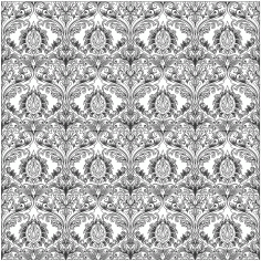 Laser Cut Drawing Room Floral Lattice Stencil Floral Seamless Pattern Free CDR Vectors Art