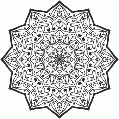 Luxury Mandala Design Free CDR Vectors Art