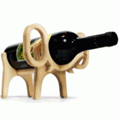 Elephant Wine Rack Free CDR Vectors Art