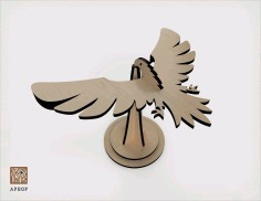 Laser Cut Design Wooden Bird Model Free CDR Vectors Art