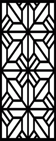 Laser Cut Window Floral Lattice Stencil Circular Panel Free DXF File