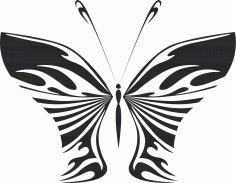Butterfly Wall decal Free CDR Vectors Art