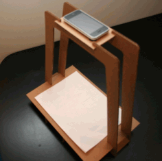 Iphone Document Scanner Drawing For Laser Cut EPS Vector