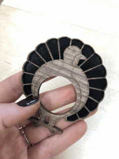Napkin Ring Template For Laser Cut Free CDR Vectors Art