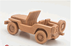 Toy Car 1944 Willys Mb The Drawing For Laser Cutting Free PDF File