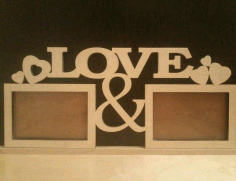 Plywood Decorative Love Frames Free CDR Vectors Art