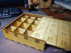 Laser Cut Storage Box For Small Items Free CDR Vectors Art