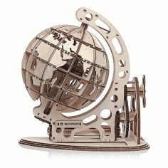 Laser Cut Plywood Globe Free CDR Vectors Art
