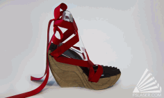 Shoe For Laser Cut Free CDR Vectors Art