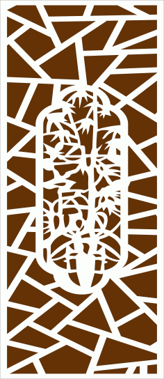 Ancient Pattern Behind The Garden For Laser Cut Free AI File
