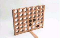 Connect Four Stl Drawing For Laser Cut Free DXF File
