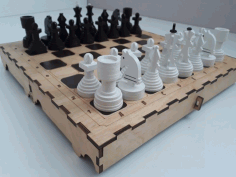 Laser Cut Chess Free DXF File