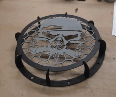 Steampunk Mask Bbq Grill For Laser Cut Free DXF File