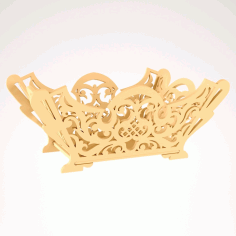 Wooden Decorative Fruit Serving Dish For Laser Cut Free DXF File