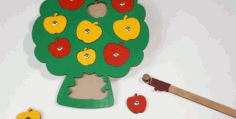 Kid Toy Intelligence Tree For Laser Cut Free DXF File