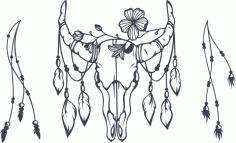 Dream Catcher Engraving Free DXF File
