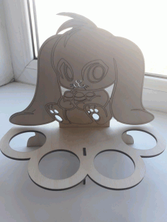 Easter Bunny Template For Laser Cut Free AI File