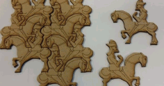 Horse Puzzle Laser Cut And Engraving Free DXF File