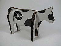 Laser Cut Cow Template Free DXF File