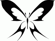 Laser Cut Butterfly Tattoo Free PDF File