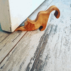 Laser Cut Cat Shaped Door Wedge Free PDF File