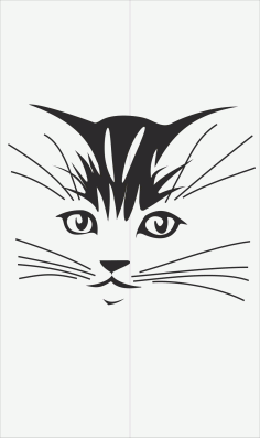 Laser Cut Cats Decal For Glass Free PDF File
