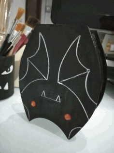Bat Box Layout For Laser Cut Free DXF File