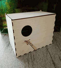 Bird Parrot Budgie Nest Breeding Box For Laser Cut Free DXF File
