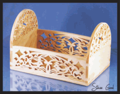 Carved Box For Laser Cut Free DXF File