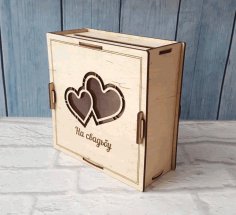 Heart Bank For Laser Cut Free DXF File