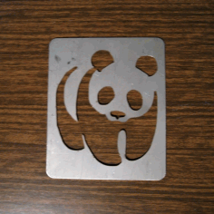 Laser Cut Panda Free CDR Vectors Art